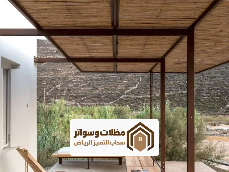 تصميم مظلة خيزران بالرياض