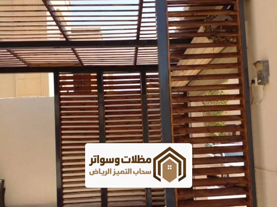 تصاميم برجولة خشبي في الرياض