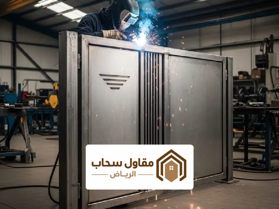 تفصيل أبواب حديد شمال الرياض